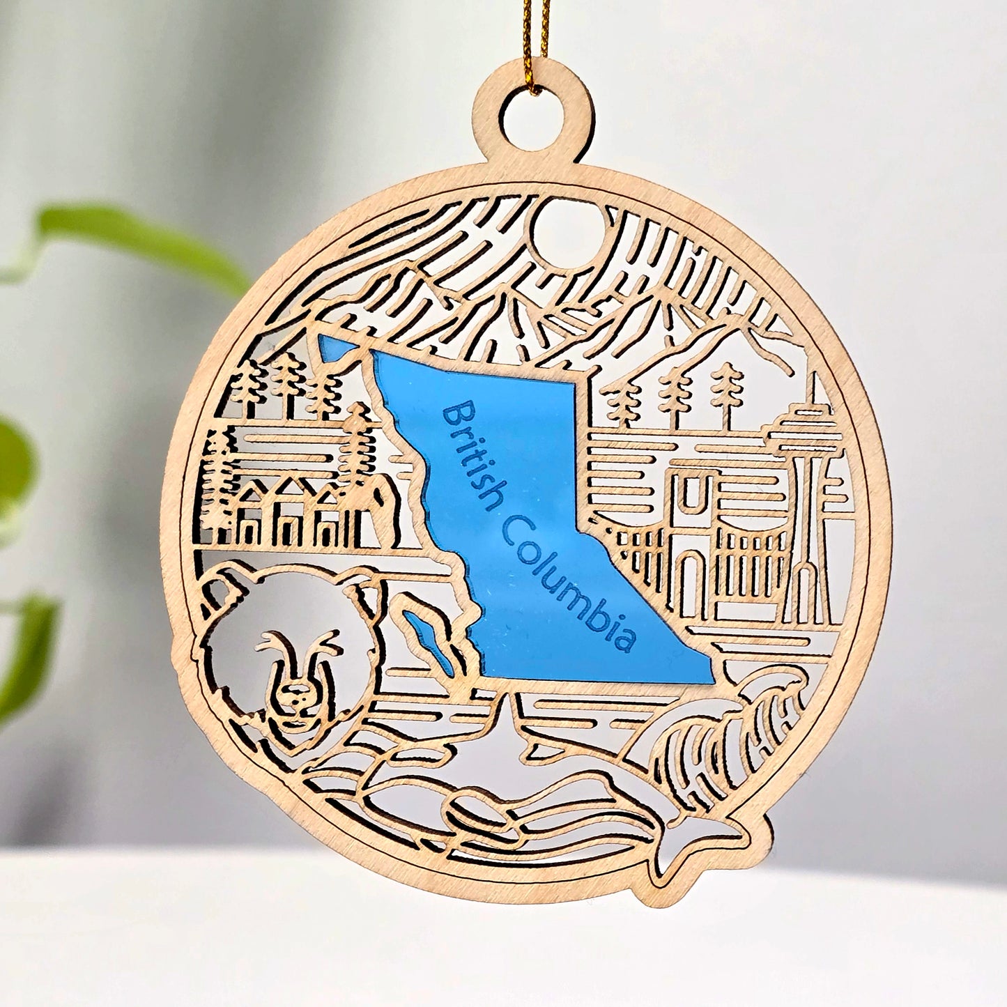 Canadian Provinces | Wooden Ornament