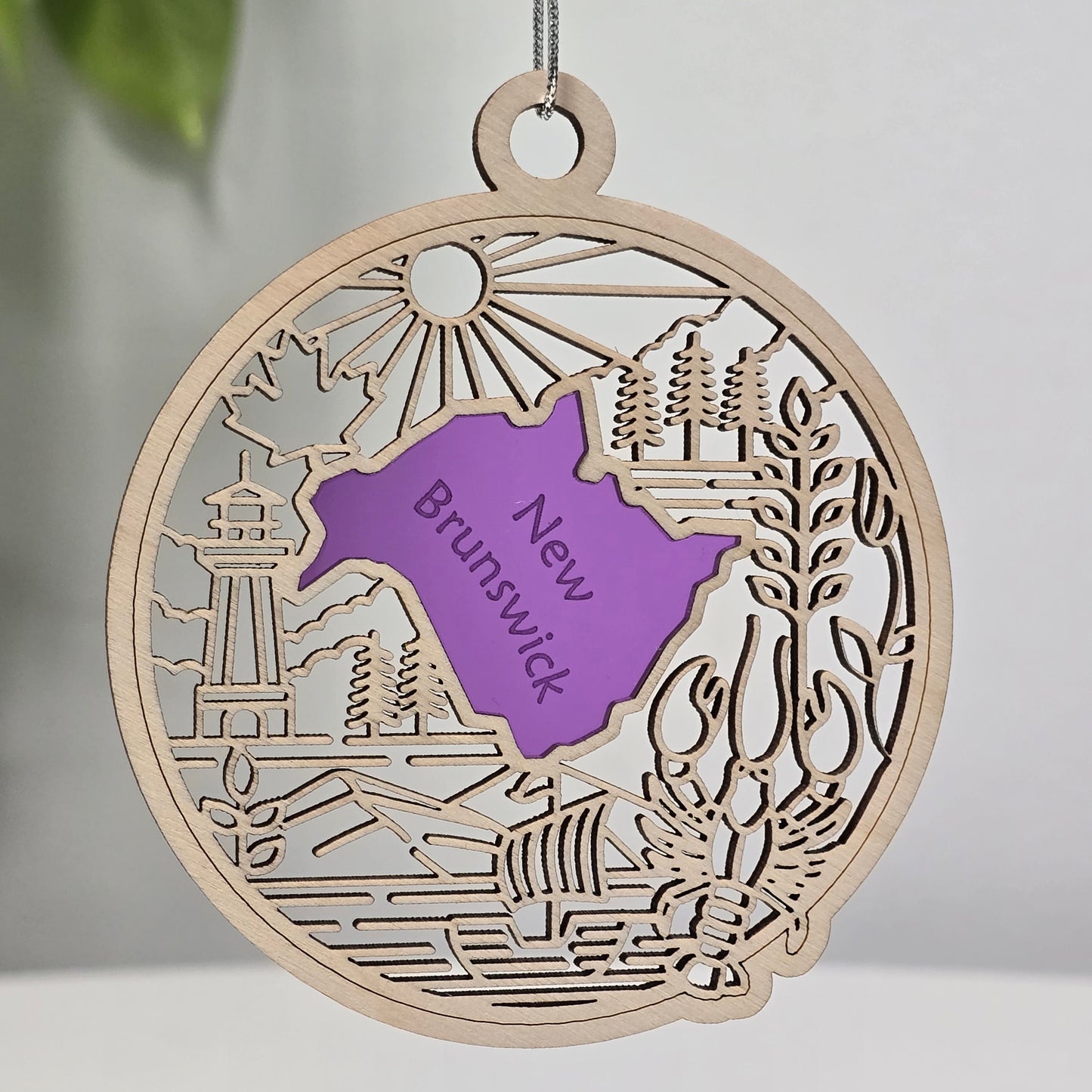 Canadian Provinces | Wooden Ornament