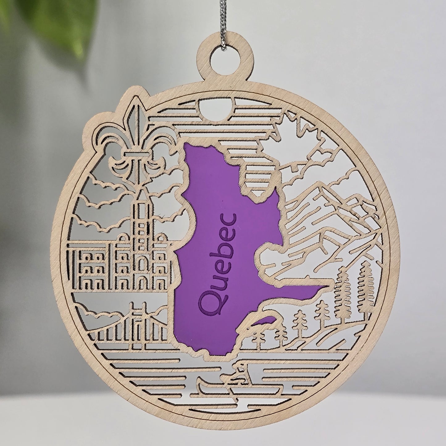 Canadian Provinces | Wooden Ornament