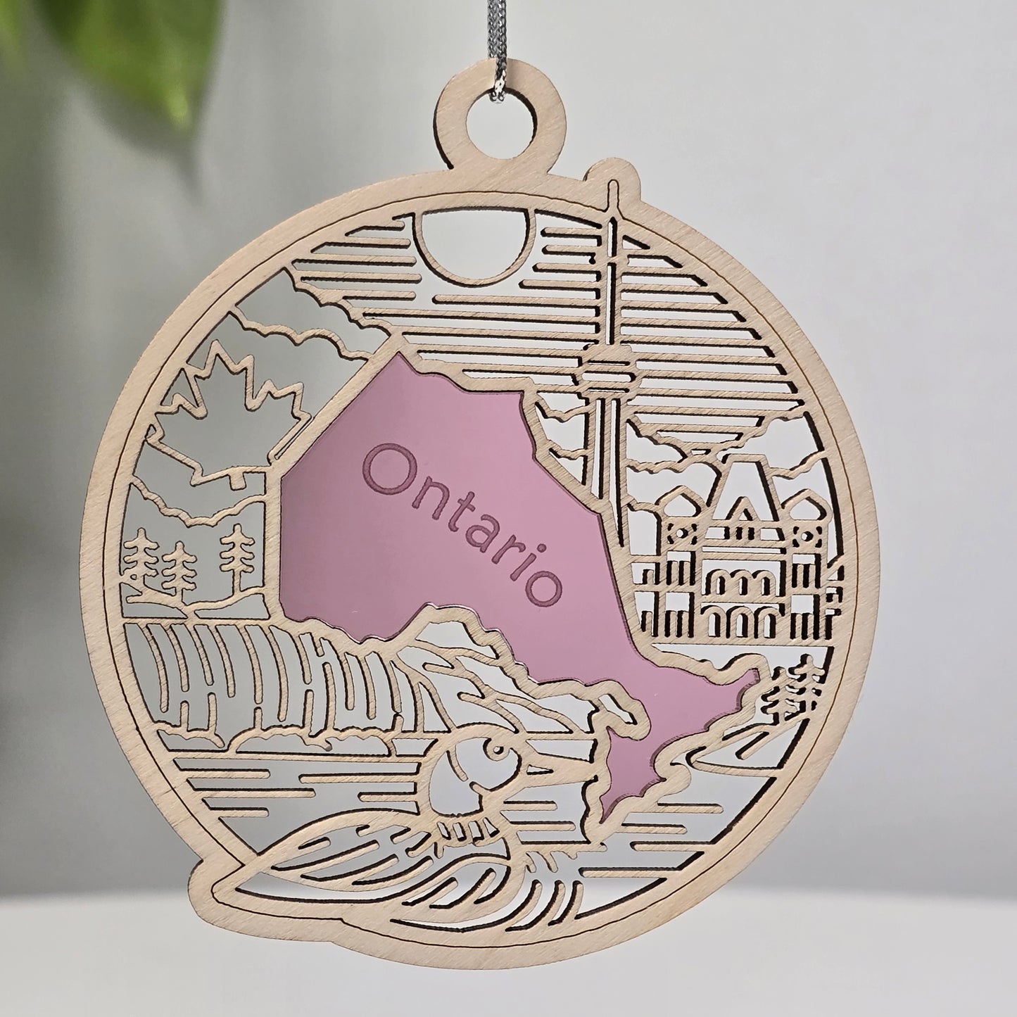 Canadian Provinces | Wooden Ornament