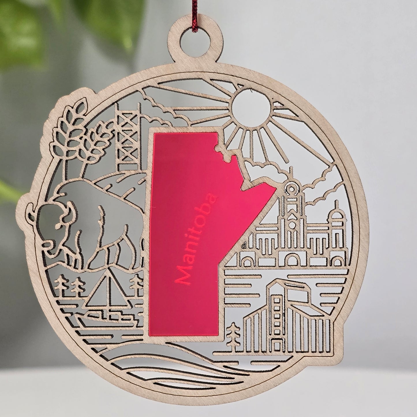 Canadian Provinces | Wooden Ornament