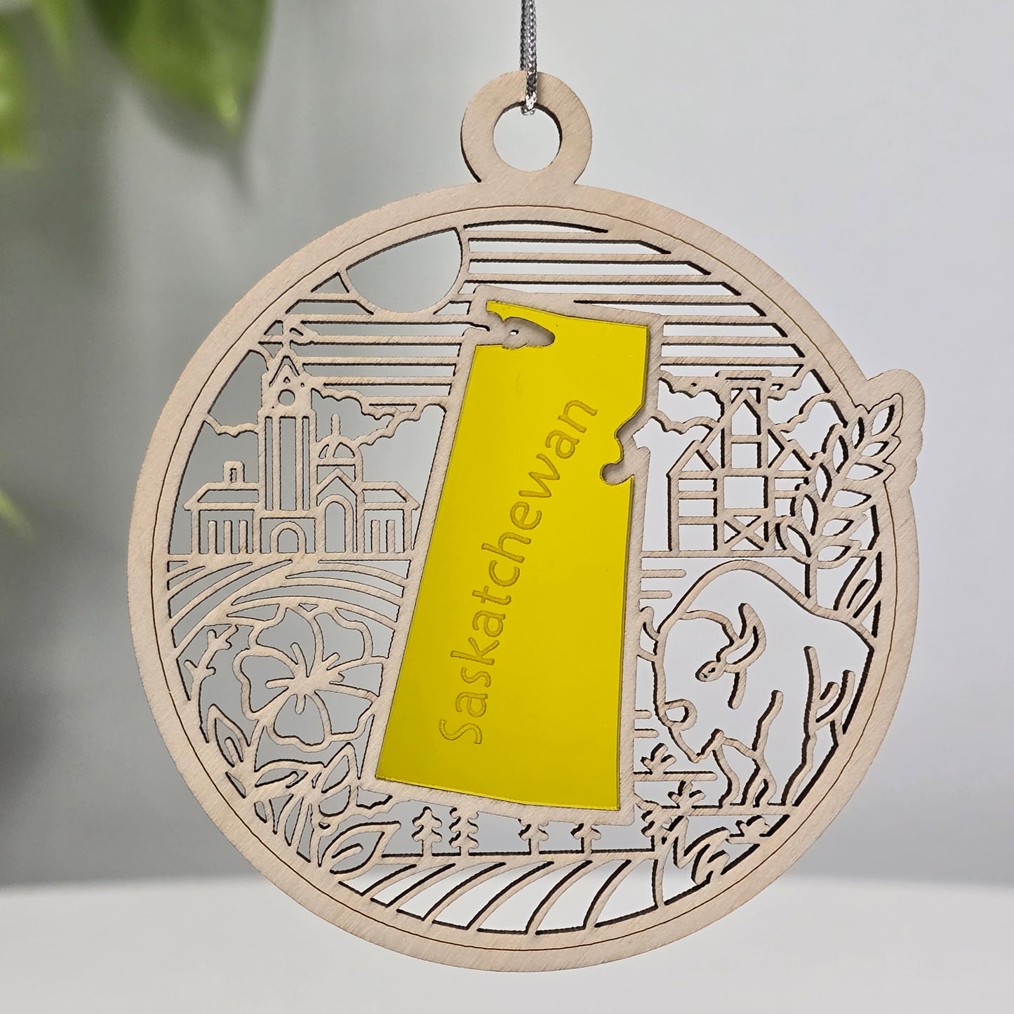 Canadian Provinces | Wooden Ornament