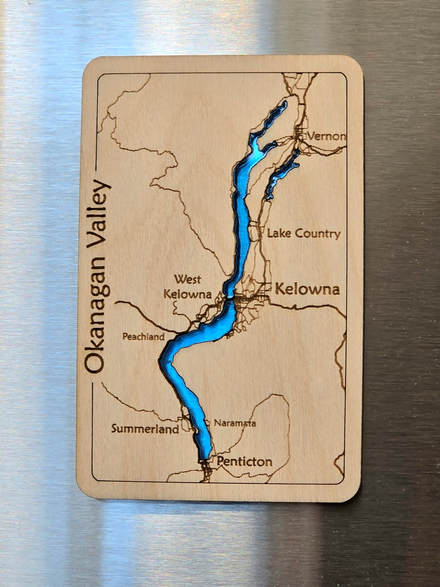 Okanagan Valley | Map Magnet | Roads & Towns