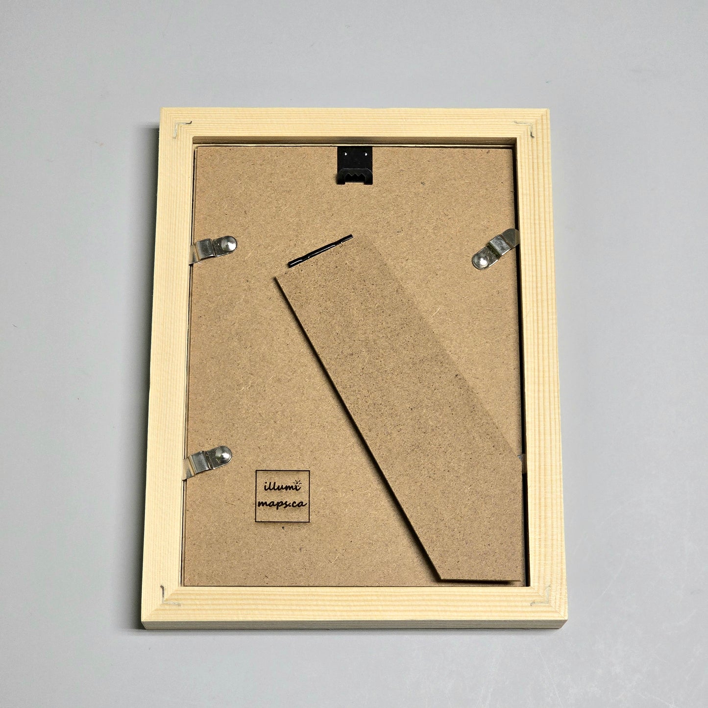 Peachland | 5x7 Framed Wood Map