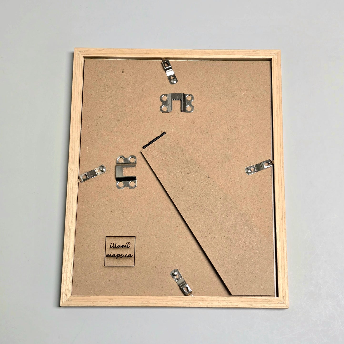 Okanagan Valley | 8x10 Framed Wood Map