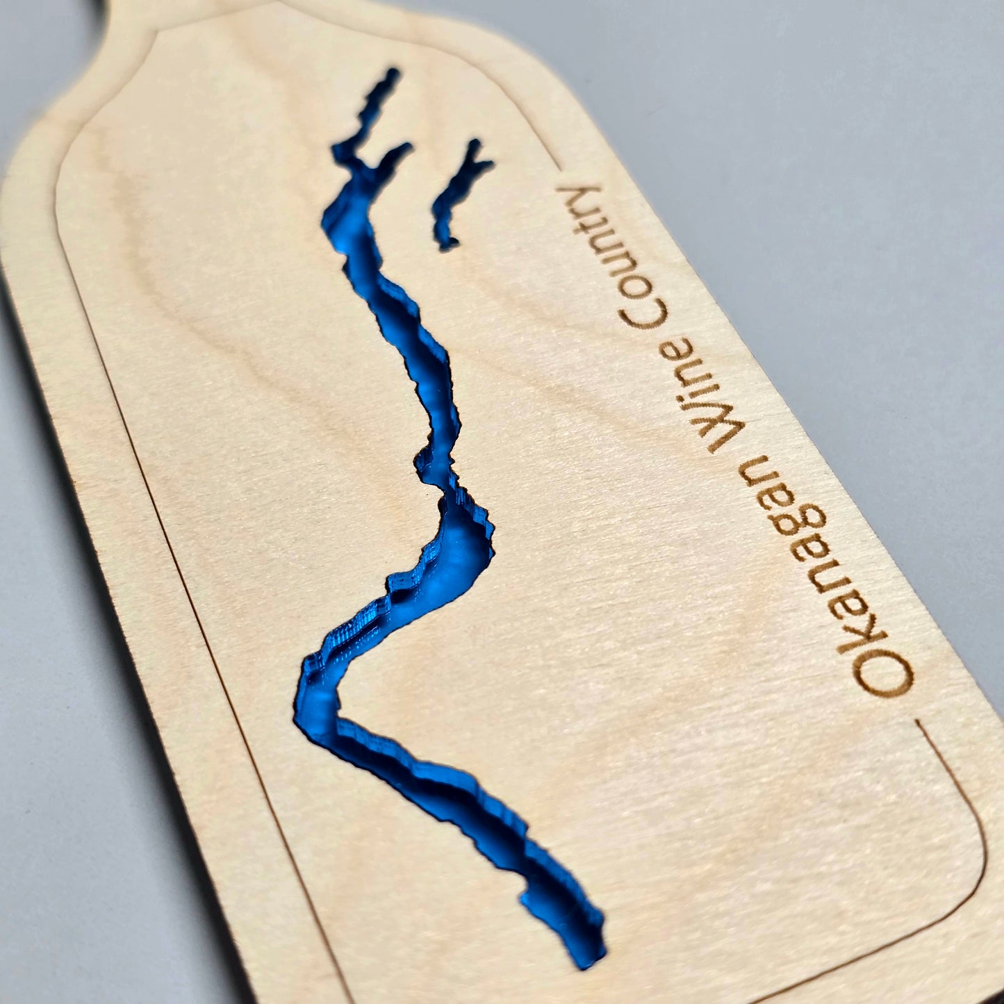 Okanagan Wine Country | Wine Bottle Magnet | Minimalist