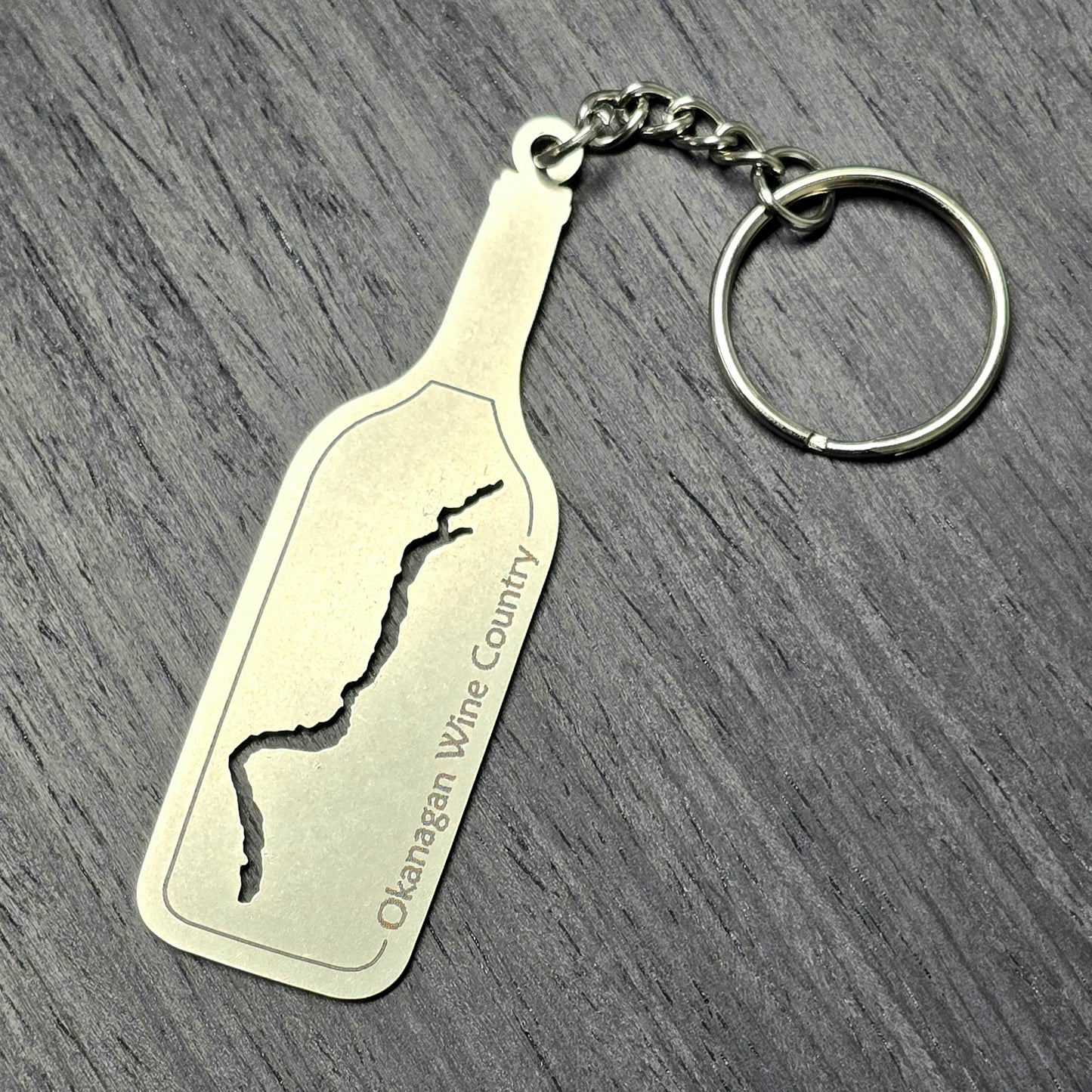 Okanagan Wine Country | Stainless Steel Keychain