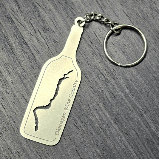 Okanagan Wine Country | Stainless Steel Keychain