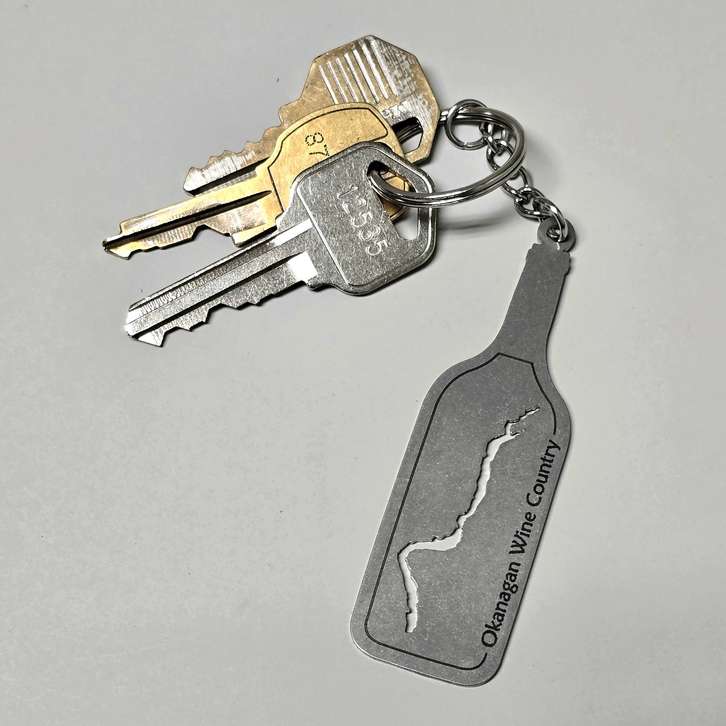 Okanagan Wine Country | Stainless Steel Keychain